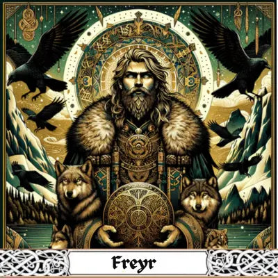 Freyr, dios de la fertilidad y la cosecha en la mitología nórdica ...