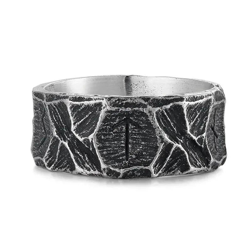 Nordic Trinity Knot Ring - Authentic Viking Celtic Steel Wedding Band - Viking Heritage Store