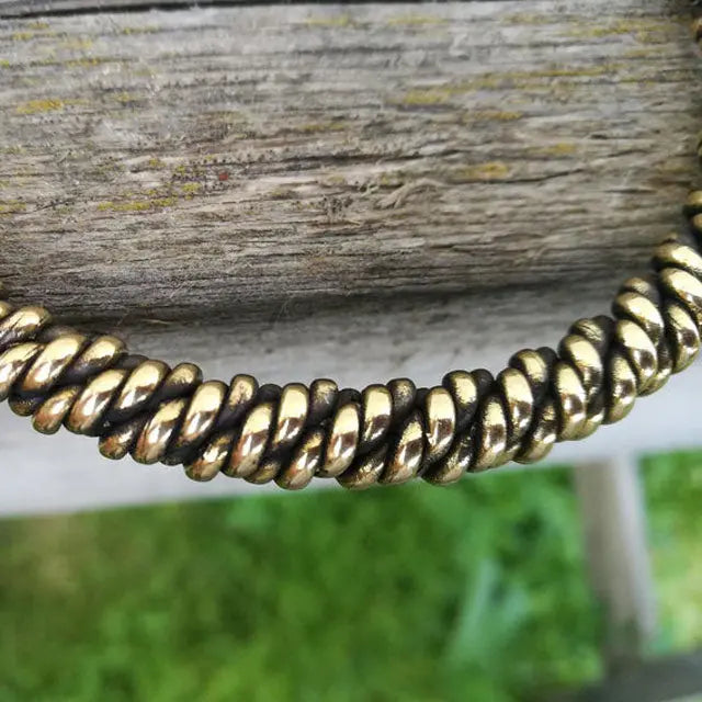 Replica SOLID BRONZE RAGNAR LOTHBROK VIKING BRACELET