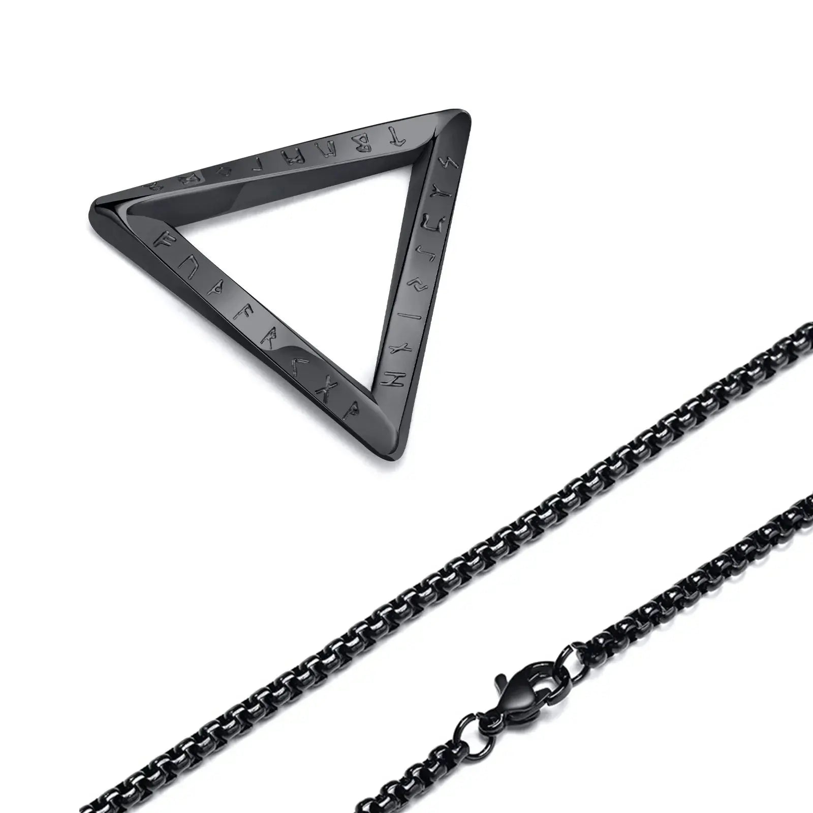 Viking Pendant Valknut Charm black