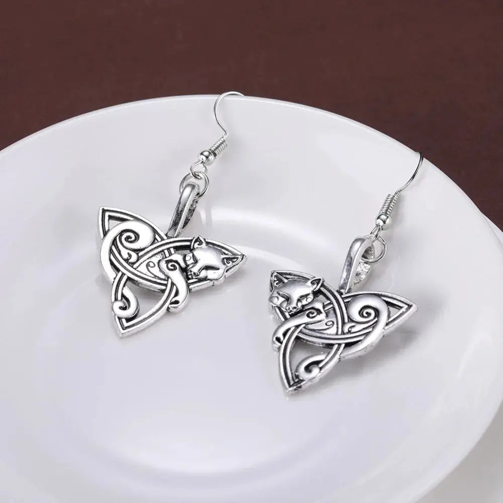 Viking Celtic Knot Earrings Viking Heritage Store