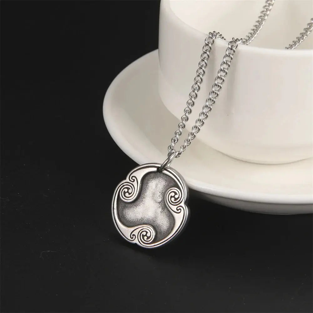 Vintage Viking Stainless Steel Rune Pendant Necklace Viking Heritage Store