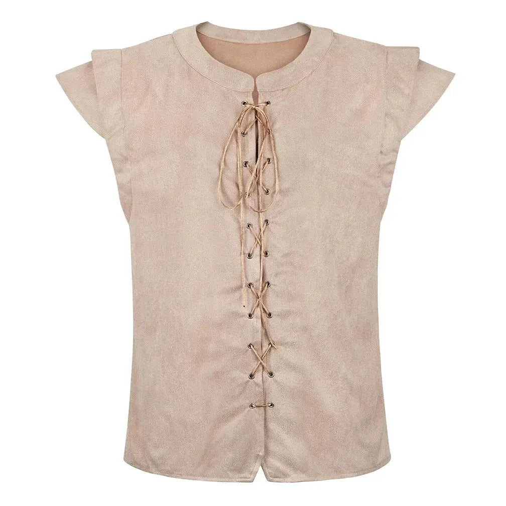 Viking waistcoat beige