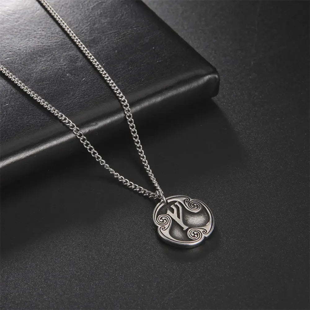 Vintage Viking Stainless Steel Rune Pendant Necklace Viking Heritage Store