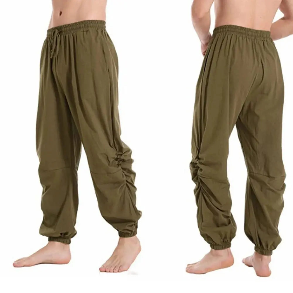 Men's Viking Costume Pants GREEN