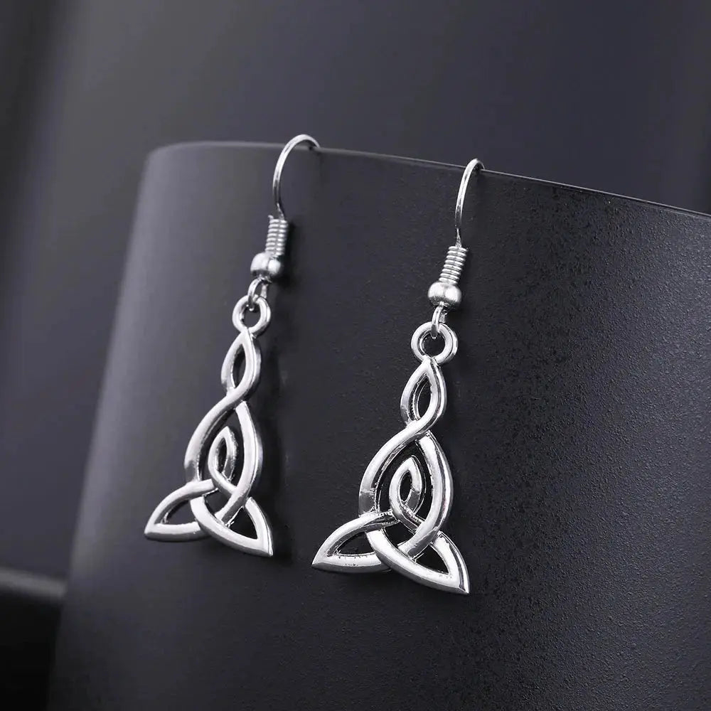 Triquetra earrings vikings