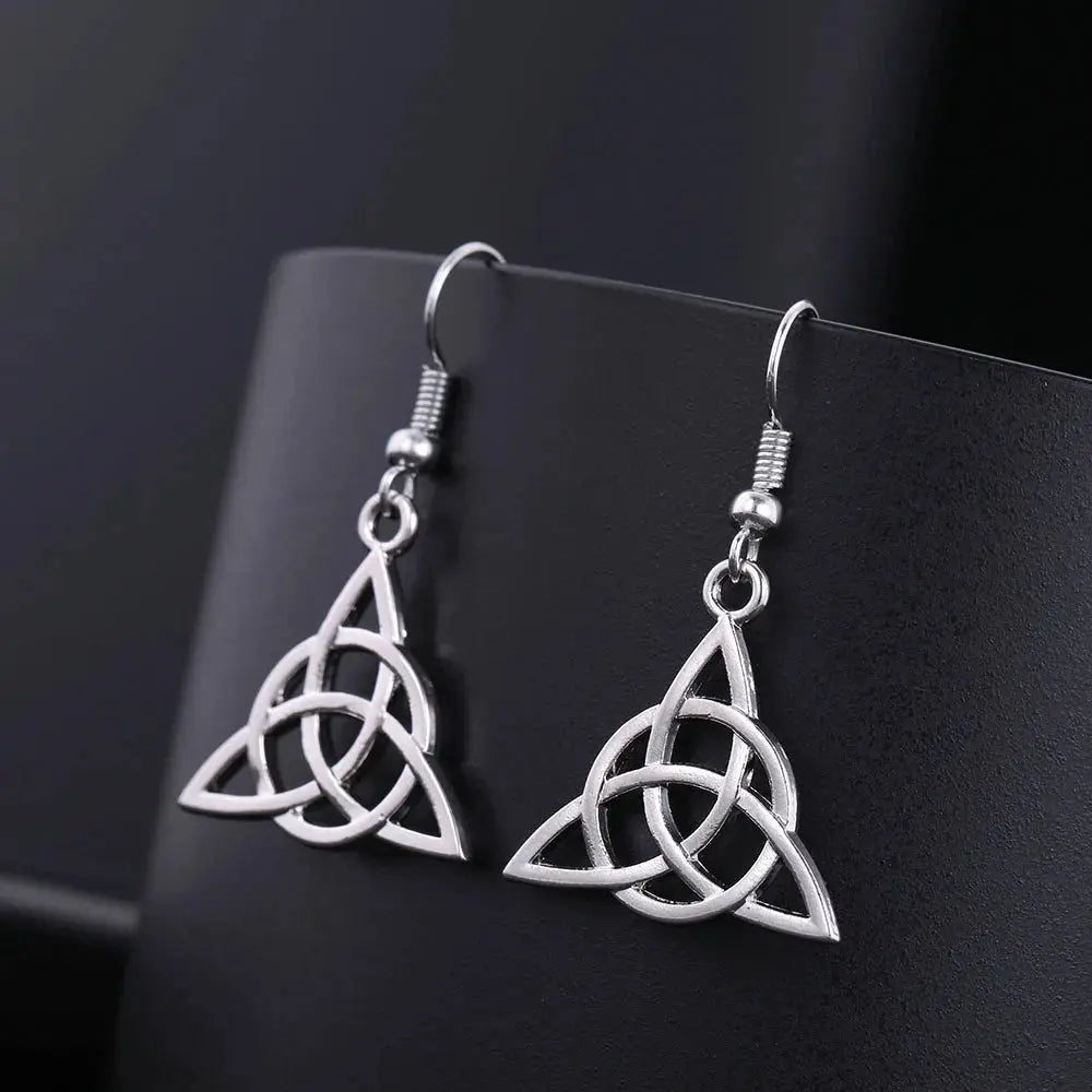 celtic knowt earrings viking heritage