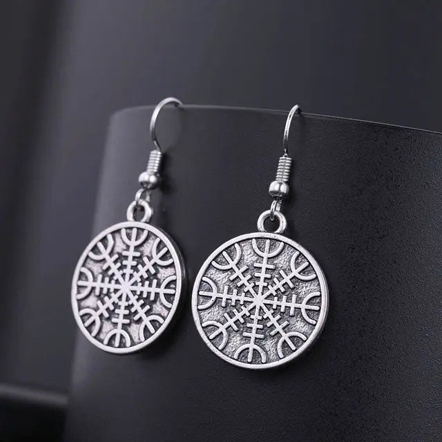 Aegishjalmur Earrings - Viking Heritage Store