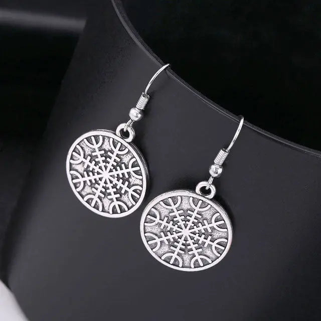 Aegishjalmur Earrings - Viking Heritage Store