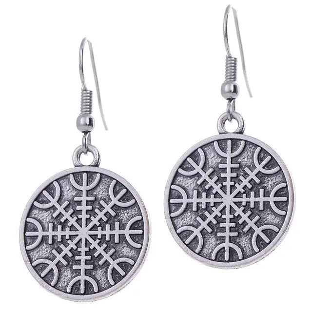 Aegishjalmur Earrings - Viking Heritage Store