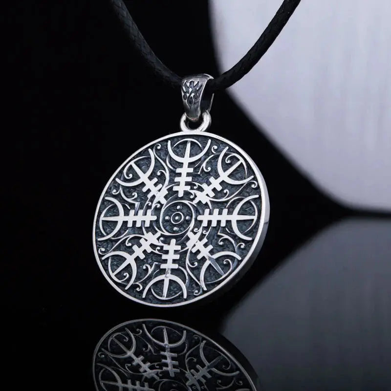 Aegishjalmur Necklace (Silver) - Viking Heritage Store