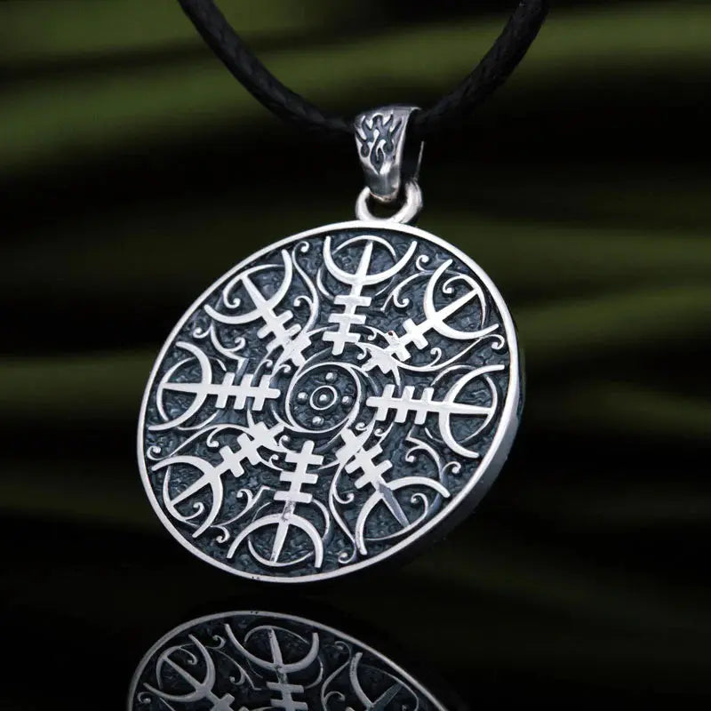 Aegishjalmur Necklace (Silver) - Viking Heritage Store