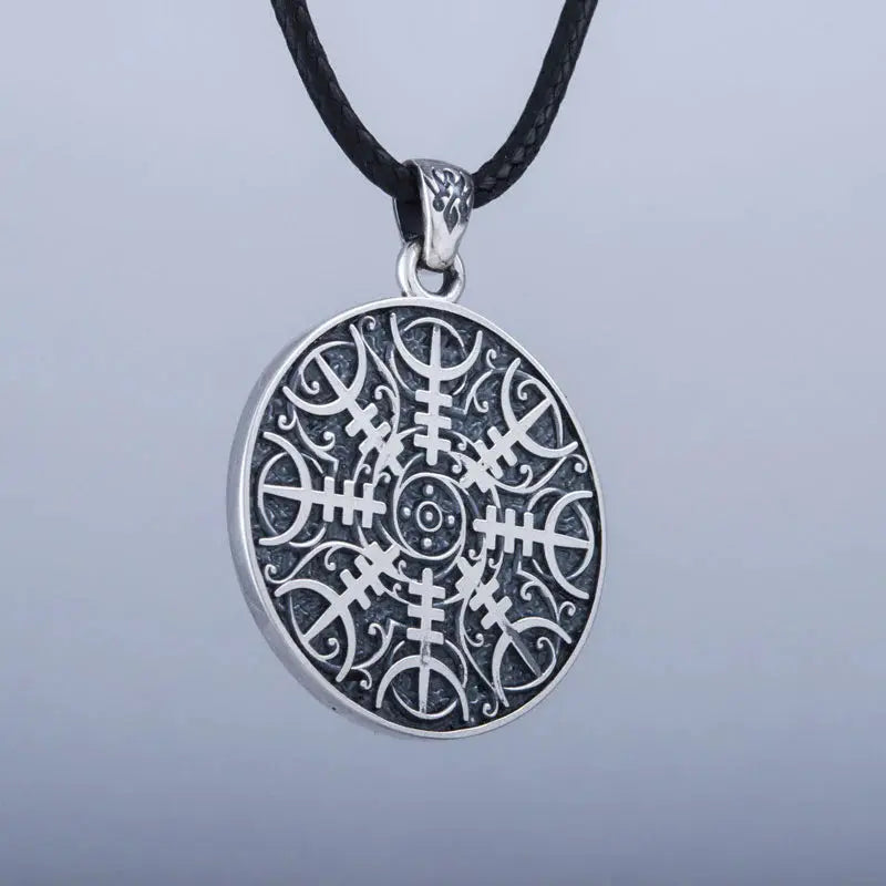 Aegishjalmur Necklace (Silver) - Viking Heritage Store