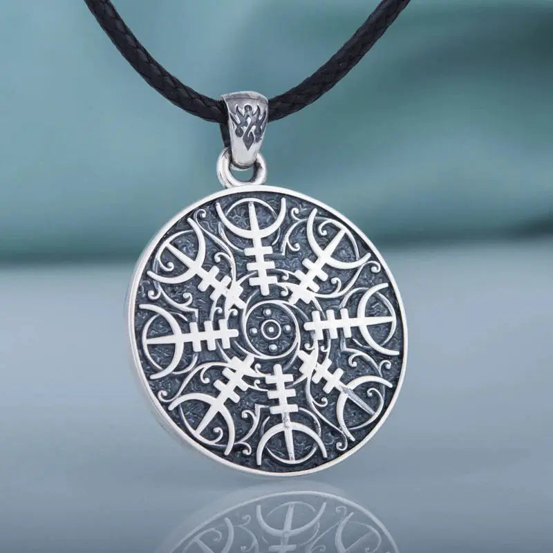 Aegishjalmur Necklace (Silver) - Viking Heritage Store