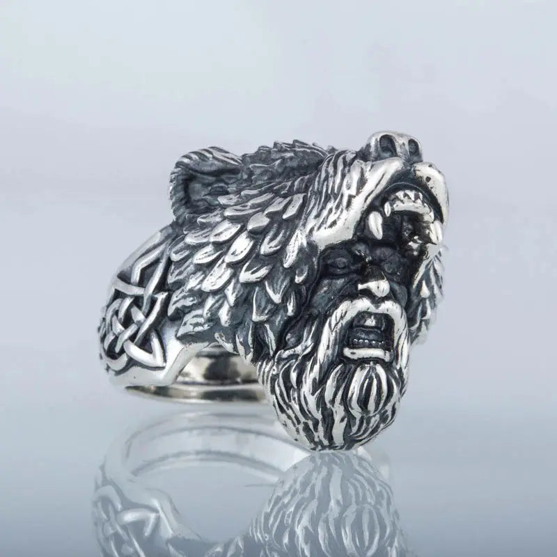 Berserker Ring (Silver) - Viking Heritage Store