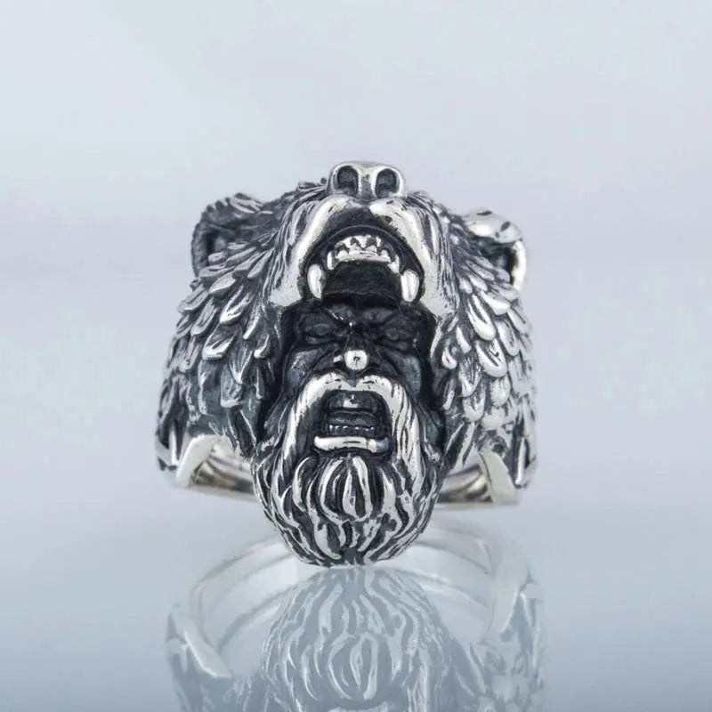 Berserker Ring (Silver) - Viking Heritage Store