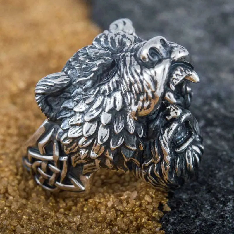 Berserker Ring (Silver) - Viking Heritage Store