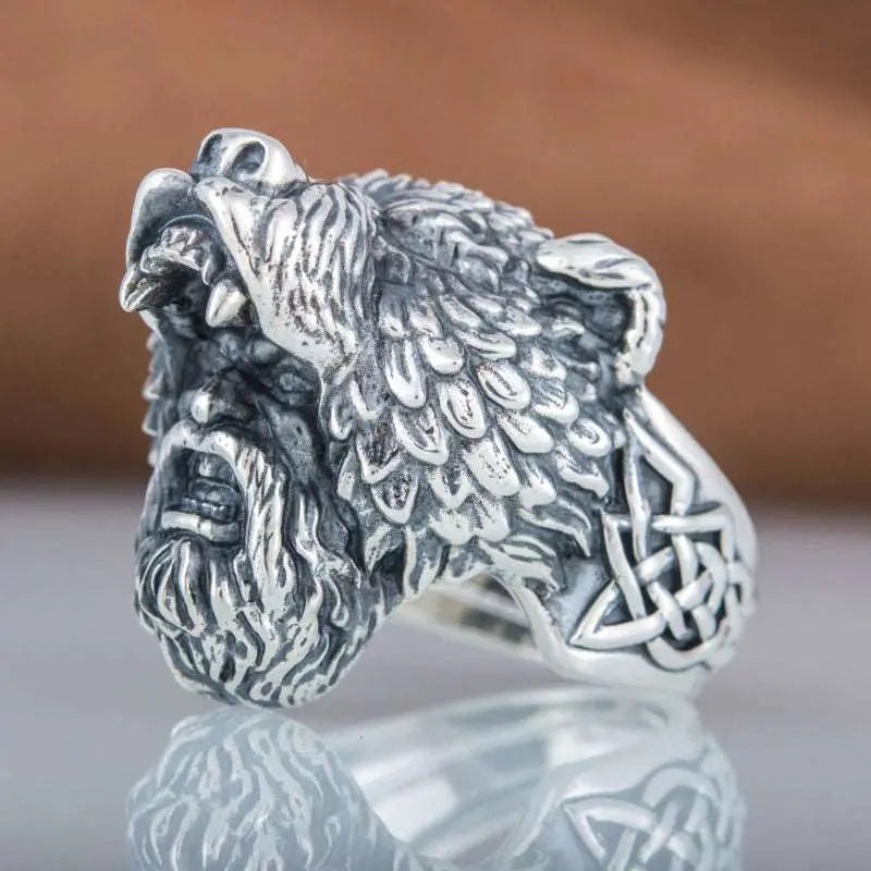 Berserker Ring (Silver) - Viking Heritage Store