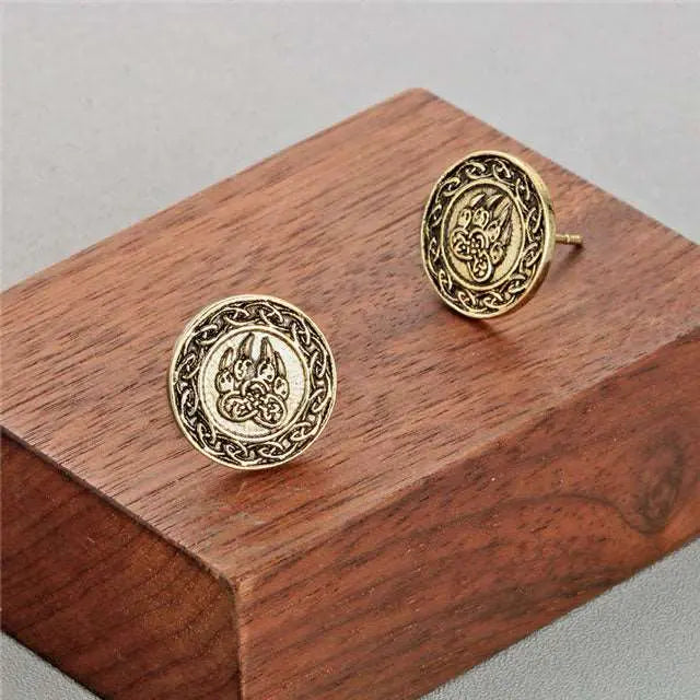 Beserker Earrings - Viking Heritage Store