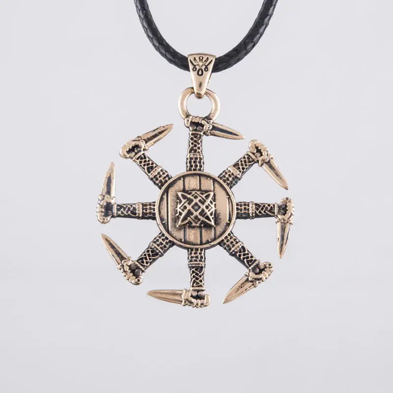 Black Sun Necklace (Bronze) - Viking Heritage Store