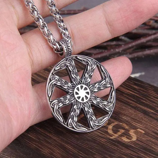 Black Sun Necklace - Viking Heritage Store