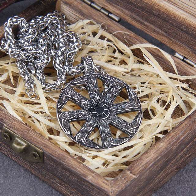 Black Sun Necklace - Viking Heritage Store