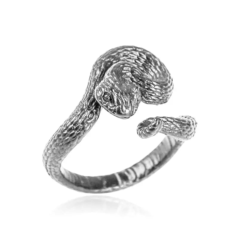 Black White Ring Snake - Viking Heritage Store