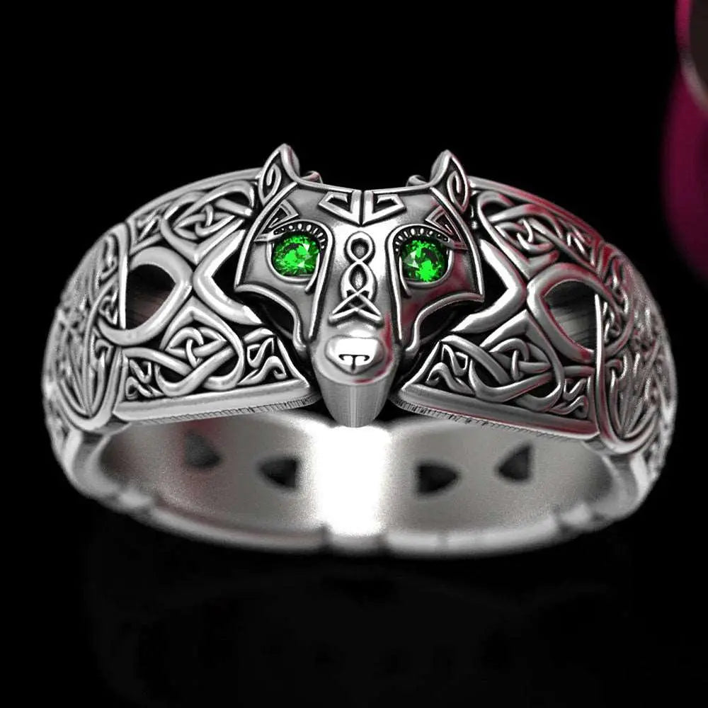 Celtic Wolf Ring - Viking Heritage Store