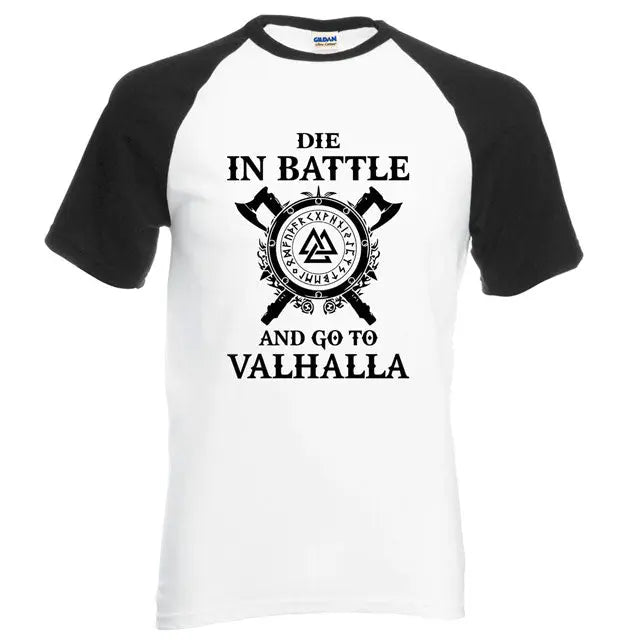 Die In Battle And Go To Valhalla Shirt - Viking Heritage Store