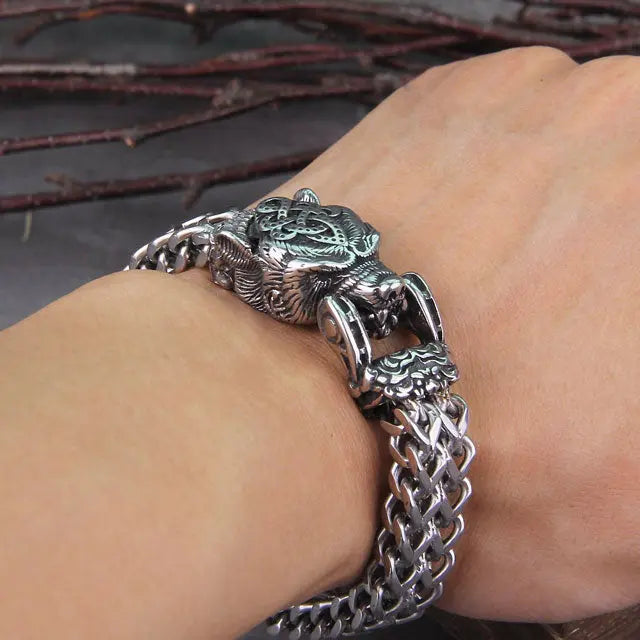 Dragon Head Bracelet - Viking Heritage Store