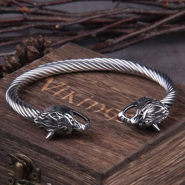 Fenrir Arm Ring - Viking Heritage Store