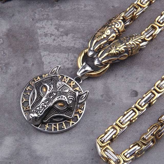 Fenrir Necklace - Viking Heritage Store