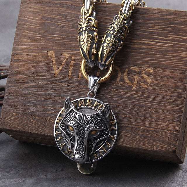 Fenrir Necklace - Viking Heritage Store