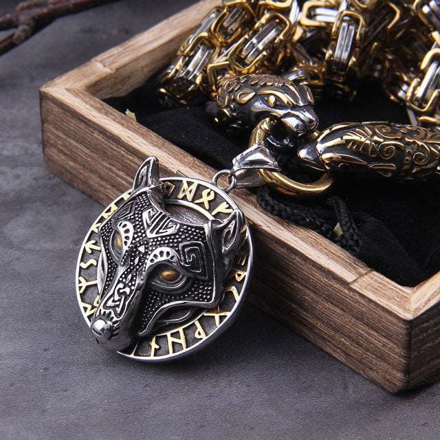 Fenrir Necklace - Viking Heritage Store