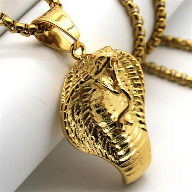 Gold Snake Necklace - Viking Heritage Store