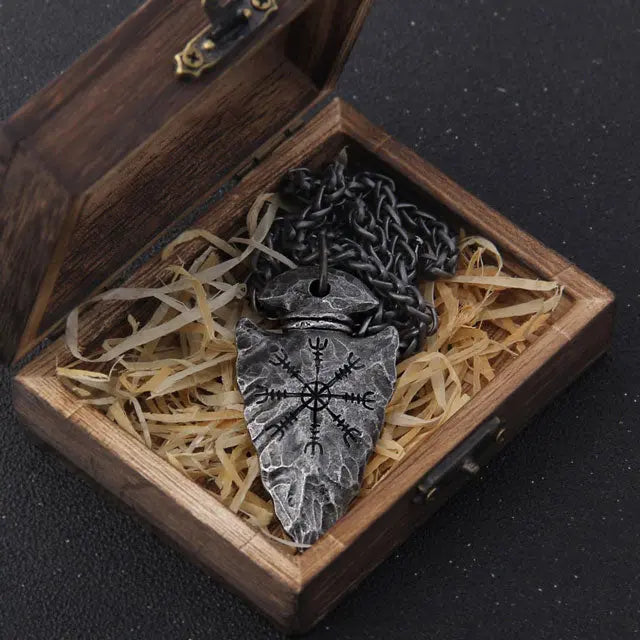 Helm of Awe Necklace - Viking Heritage Store