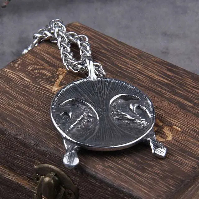 Hugin and Munin Necklace - Viking Heritage Store