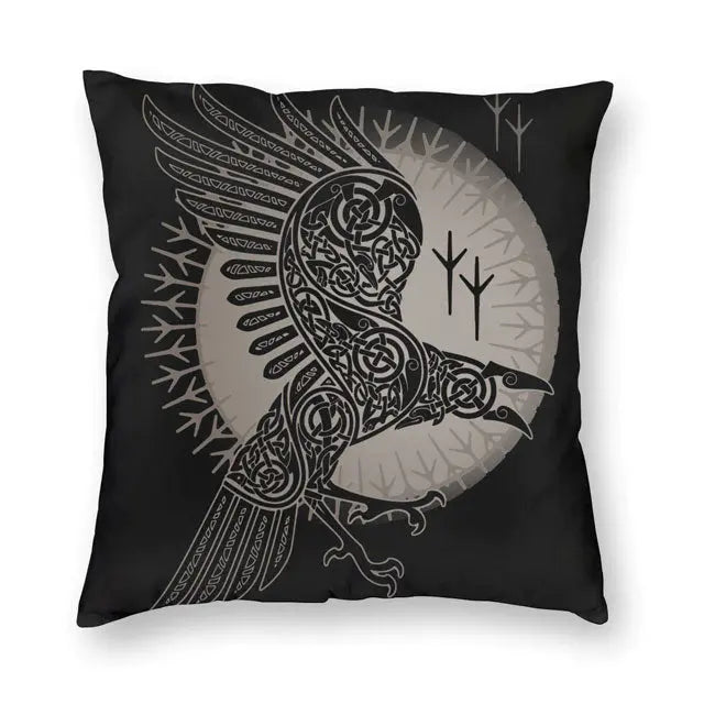 Hugin Pillow Case - Viking Heritage Store