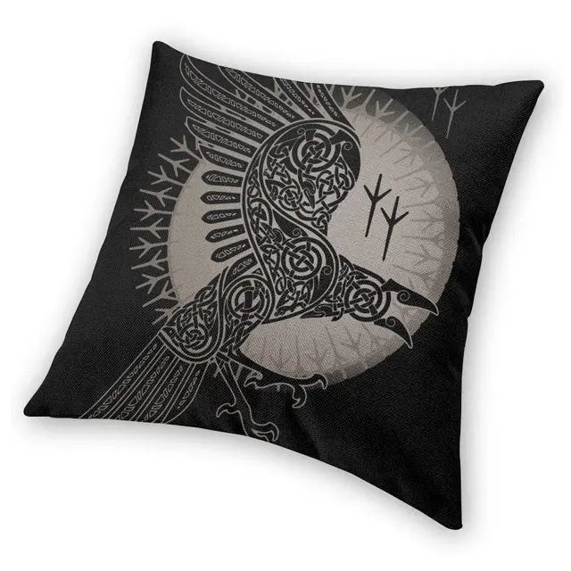 Hugin Pillow Case - Viking Heritage Store