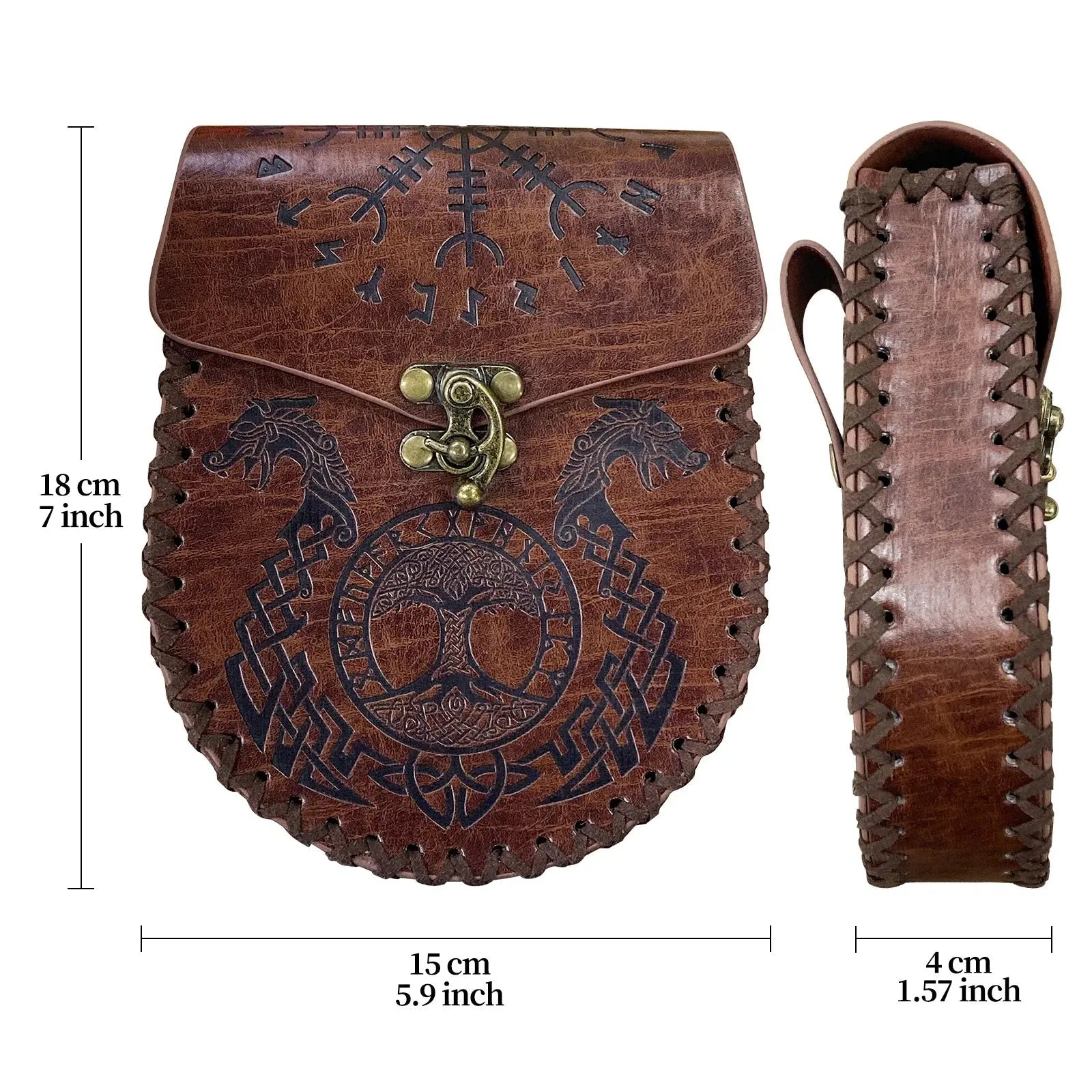 Viking pouch dimensions