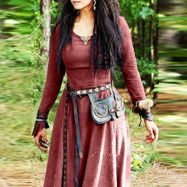 Viking Dress red