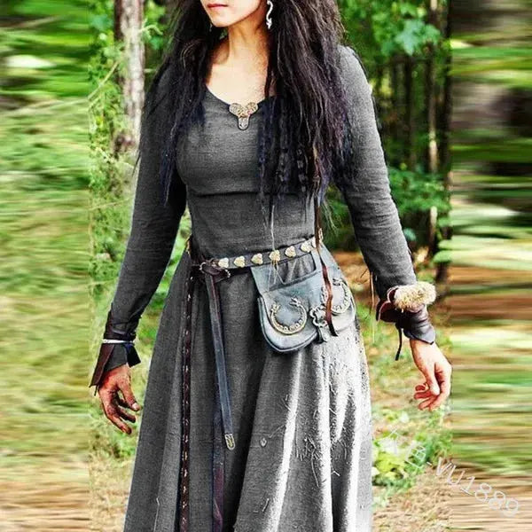 Viking Dress  grey