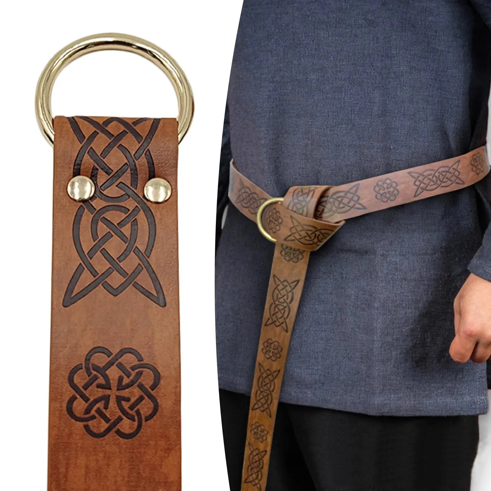 Medieval Viking Belt Vegvisir-Viking Heritage Store