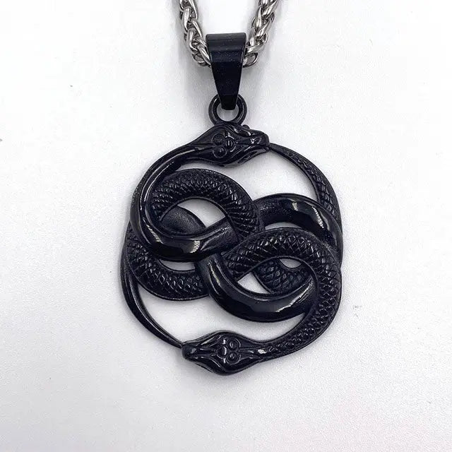 Mens Snake Necklace - Viking Heritage Store