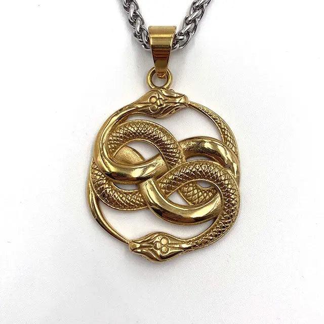 Mens Snake Necklace - Viking Heritage Store