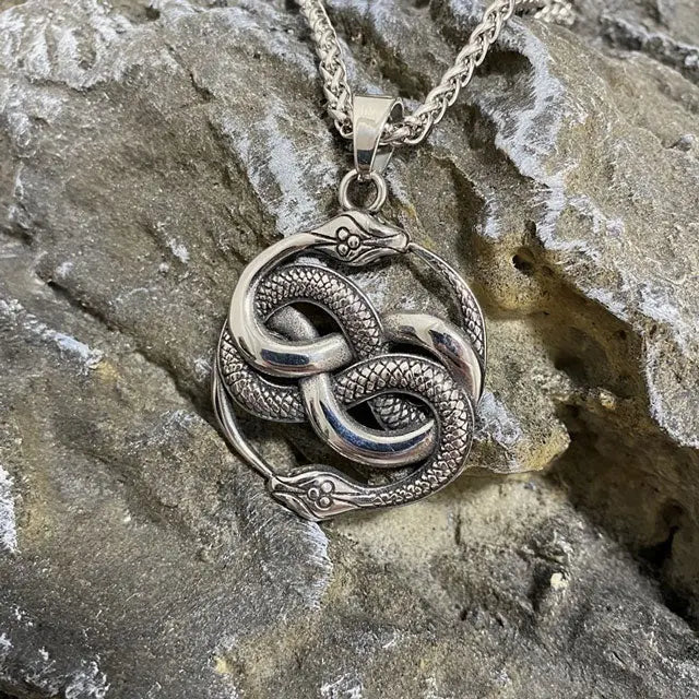 Mens Snake Necklace - Viking Heritage Store