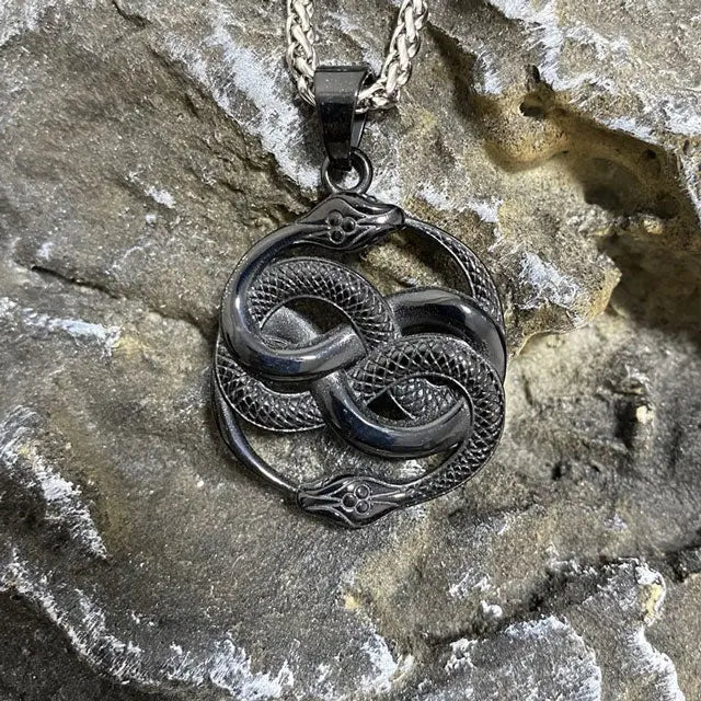 Mens Snake Necklace - Viking Heritage Store