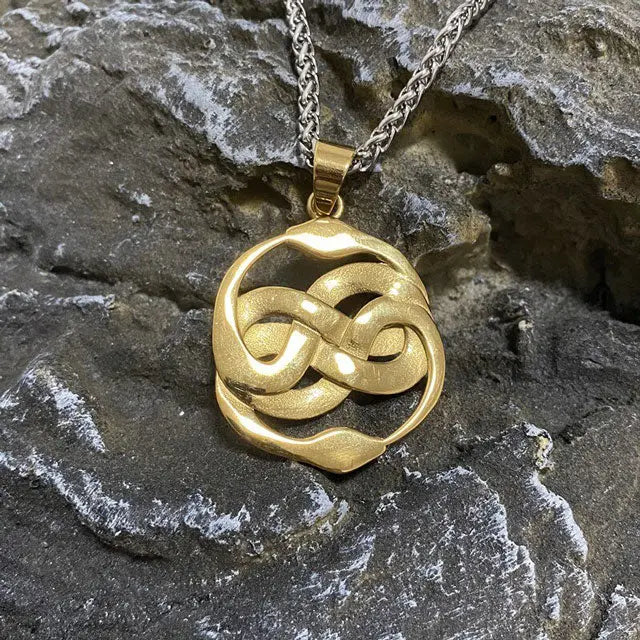 Mens Snake Necklace - Viking Heritage Store