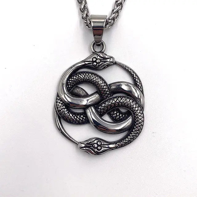 Mens Snake Necklace - Viking Heritage Store