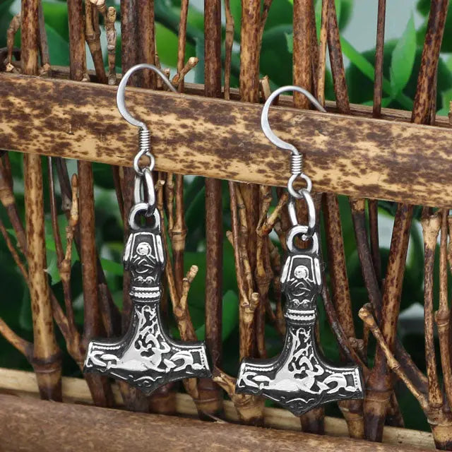 Mjolnir Earrings - Viking Heritage Store